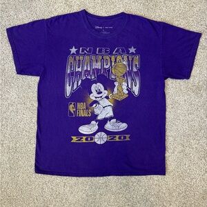 Lakers x Disney Purple NBA Champions Tee